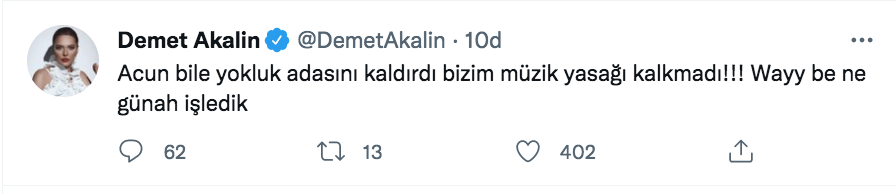 demet akalin dan muzik yasagi ile ilgili olay aciklama